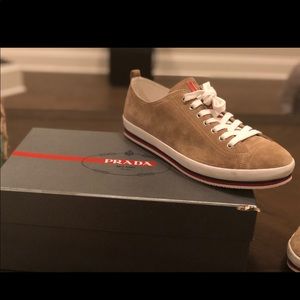 Authentic Prada Men’s Suede Sneakers
